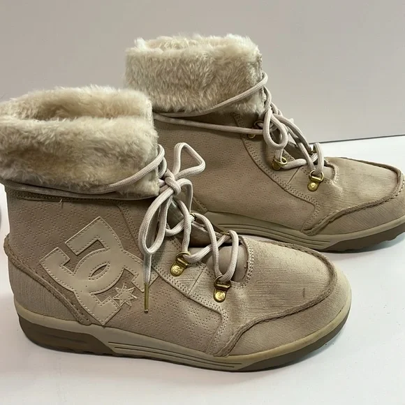 DC insulation winter boot women’s 10 cream - Picture 3 of 6